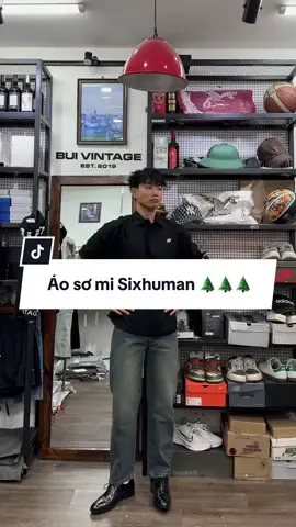 Chào hè nhé , ae tôi sang thu 🌲🌲 @SIXHUMAN_OFFICIAL #xuhuong #buivintagestreetwear #aosomi #aosominam #linenshirt 