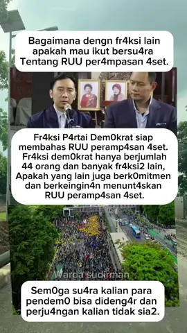 Inilah Keinginan Rakyat Indonesia Saat ini!! Partai Demokrat setuju untuk Mengesahkan RUU Perampasan Aset para Koruptor yang telah Mengambil Uang Rakyat ✊🫡🇮🇩 #demokrat #ruuperampasanaset #BeritaViral #indonesia🇮🇩 #fyppppppppppppppppppppppp 