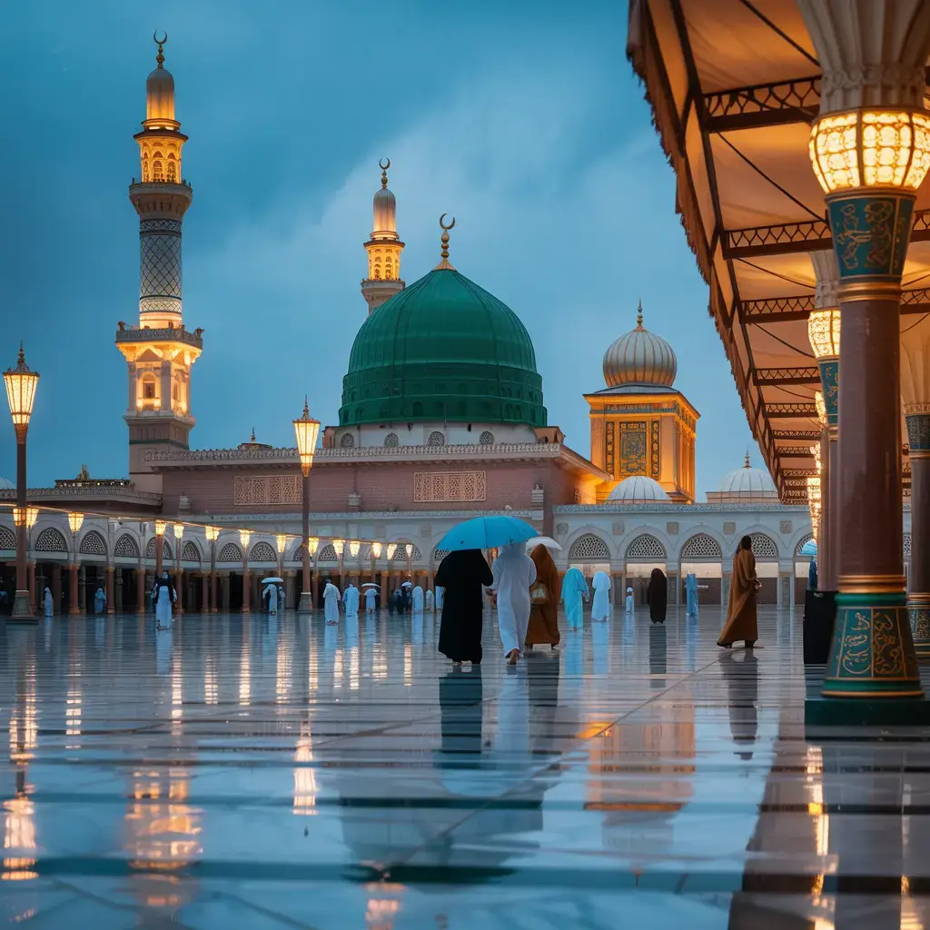 Madina, also known as Al-Madinah Al-Munawwarah, is a sacred city in Saudi Arabia and a top destination for Islamic pilgrimage. Famous for the Prophet's Mosque (Al-Masjid an-Nabawi), Madina holds immense religious and historical importance in Islam. Pilgrims from around the world visit Madina during Hajj and Umrah to experience its peaceful atmosphere and visit landmarks like Quba Mosque, Qiblatain Mosque, and Mount Uhud. With its rich Islamic heritage, spiritual ambiance, and modern amenities, Madina is a must-visit city for Muslim travelers. Plan your trip to Madina for a deeply spiritual and culturally enriching experience.