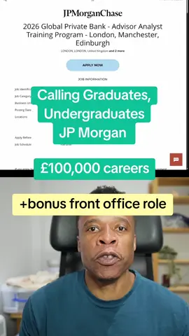 JP Morgan careers for internships and graduate positions 