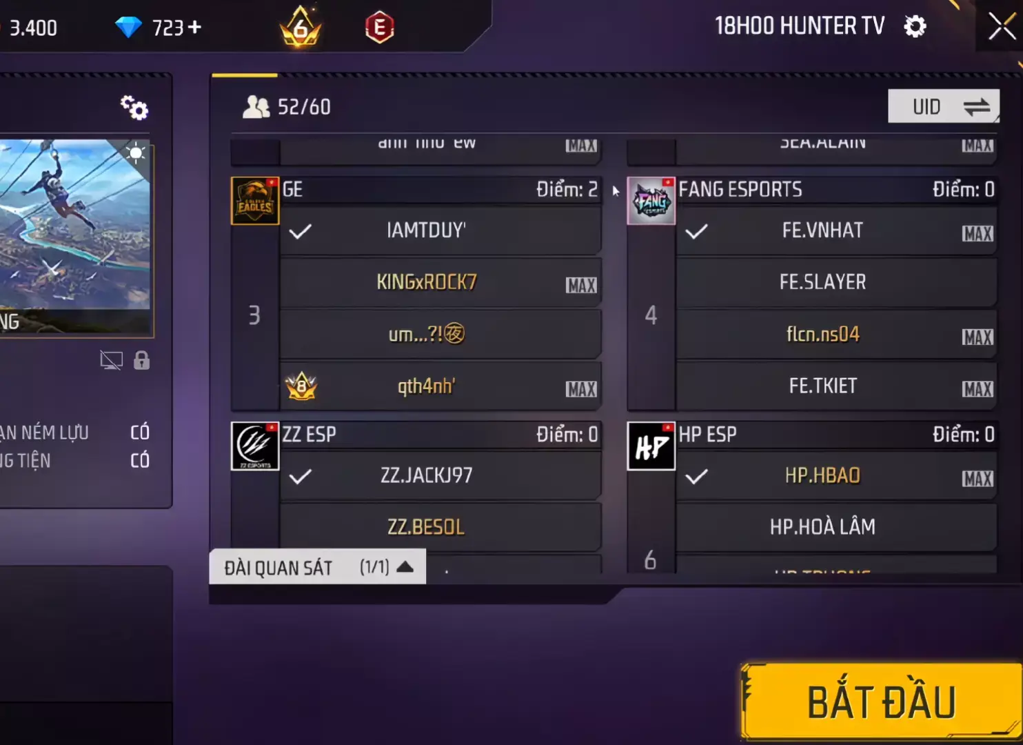Rac #xuhuongtiktok #ff #hunter #tquy #3110@sm.thercuz @wag.slayerrrr0204 