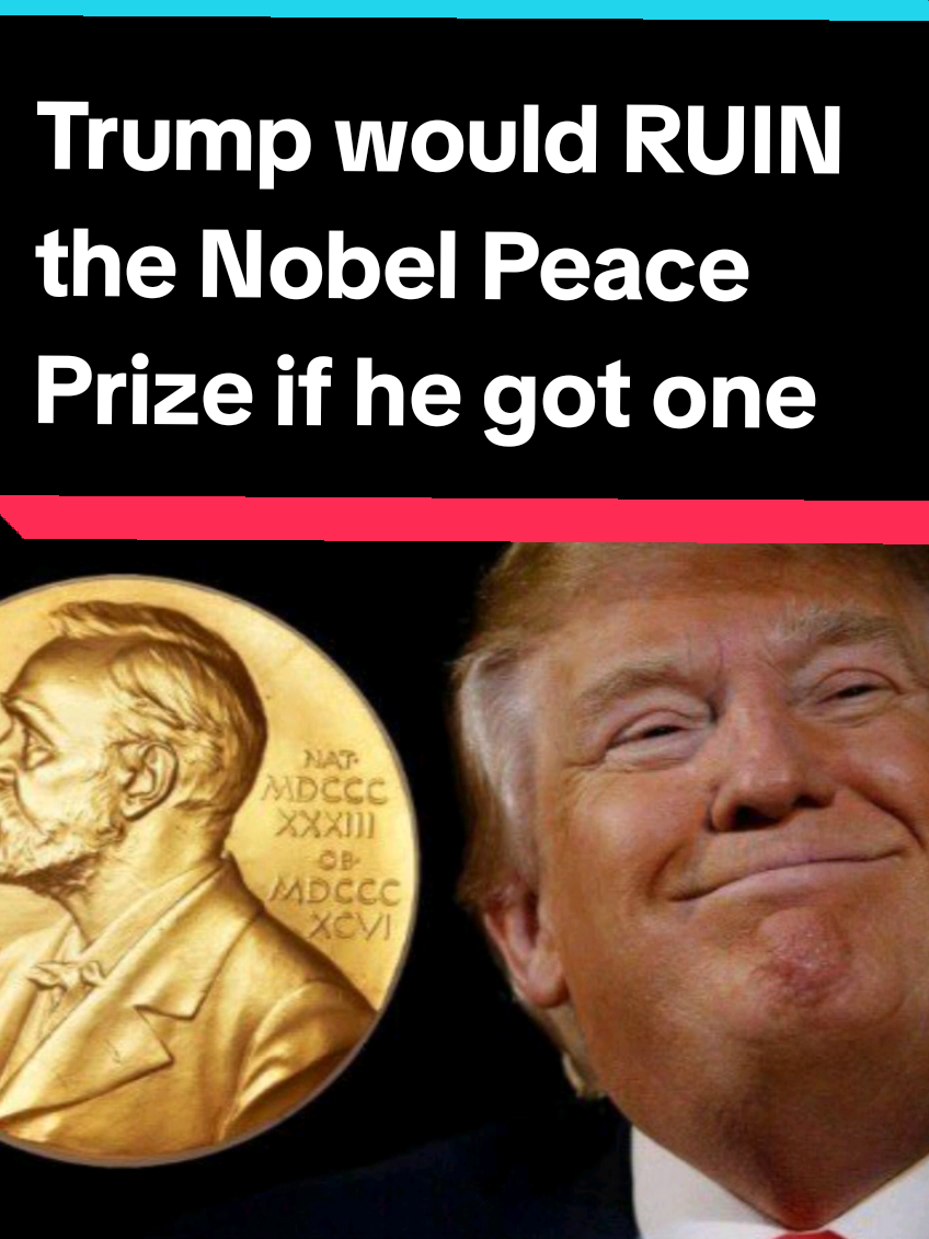 1st September 2025 - The Nobel Peace Prize would be devalued across the world by him having one #nobelprize #norway #donaldtrump 
