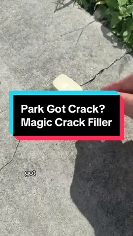 Every crack in the walkway is a trip hazard for kids, parents, and neighbors. That’s why I brought out Magic Crack Filler Concrete Edition. ✅ Goes in dry, scrape flat, then wet ✅ Rock hard in 4–6 hours ✅ Safer walkways for strollers, skaters, and sneakers ✅ Keeps the park looking clean & cared for Little fix, big difference for the whole community. #MagicCrackFiller #ParkRepair #CommunityCare #ConcreteDIY #TikTokShopFinds 