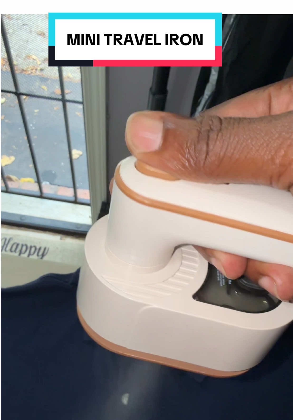 The Mini iron is perfect for travel Check it out #miniiron #minature #iron #tiktokmademebuyit #tiktokshop 