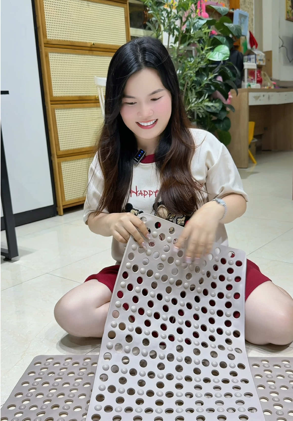 Thảm trải sàn chống trơn trượt nhà tắm #thamchongtron #thamchongtruot 