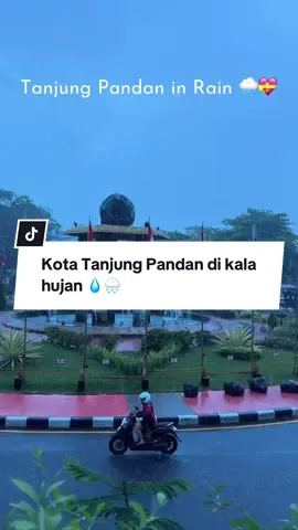 Satu kata untuk Kota Tanjung Pandan di kala hujan? #indahmusa #belitung #belitong #tanjungpandan #tanjungpandanbelitung 