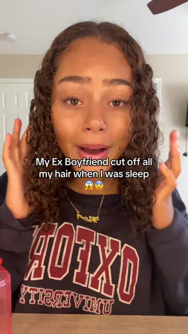 Why would he do this to me!!!😭😭😣😱😨 JK but I’m very happy I did a big chop my hair is sooo much healthier. N for all the curly girls who are scared to cut their hair just know your hair will always grow back n the health is always more important. Curlyhair is beautiful any length. Embrace your curls and length because no one can wear your curls for you, you have your curlyhair forever so learn to love it.❤️❤️#curls #curlyhair #curlygirl #foryoupage #fyp 