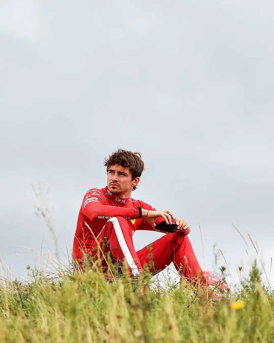 aura farming after a dnf? you’ve gotta respect the hustle 😮‍💨 @Charles Leclerc #f1 #dutchgp #charlesleclerc #ferrari #sports 
