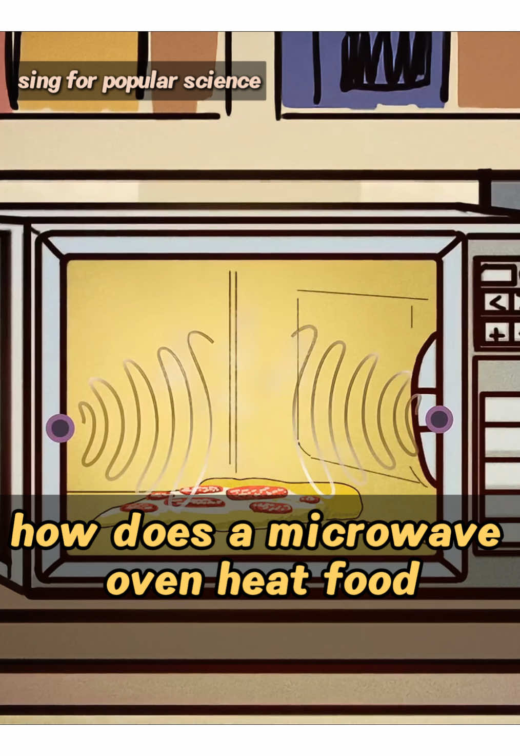 how does a microwave oven heat food #Science #fyp #usa_tiktok 