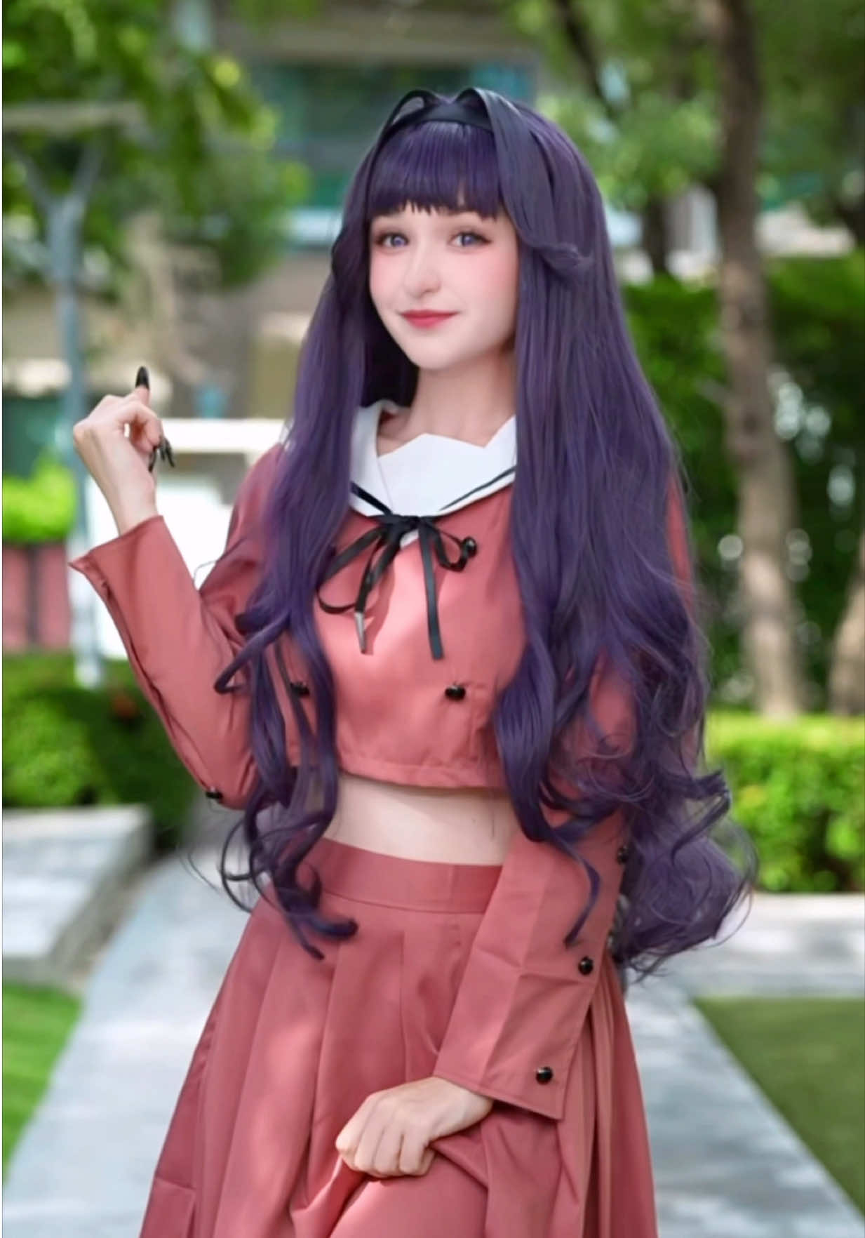 Waguri doing GAP dance☺️💖 #wagurikaoruko #anime #cosplay #katseye #fyp 