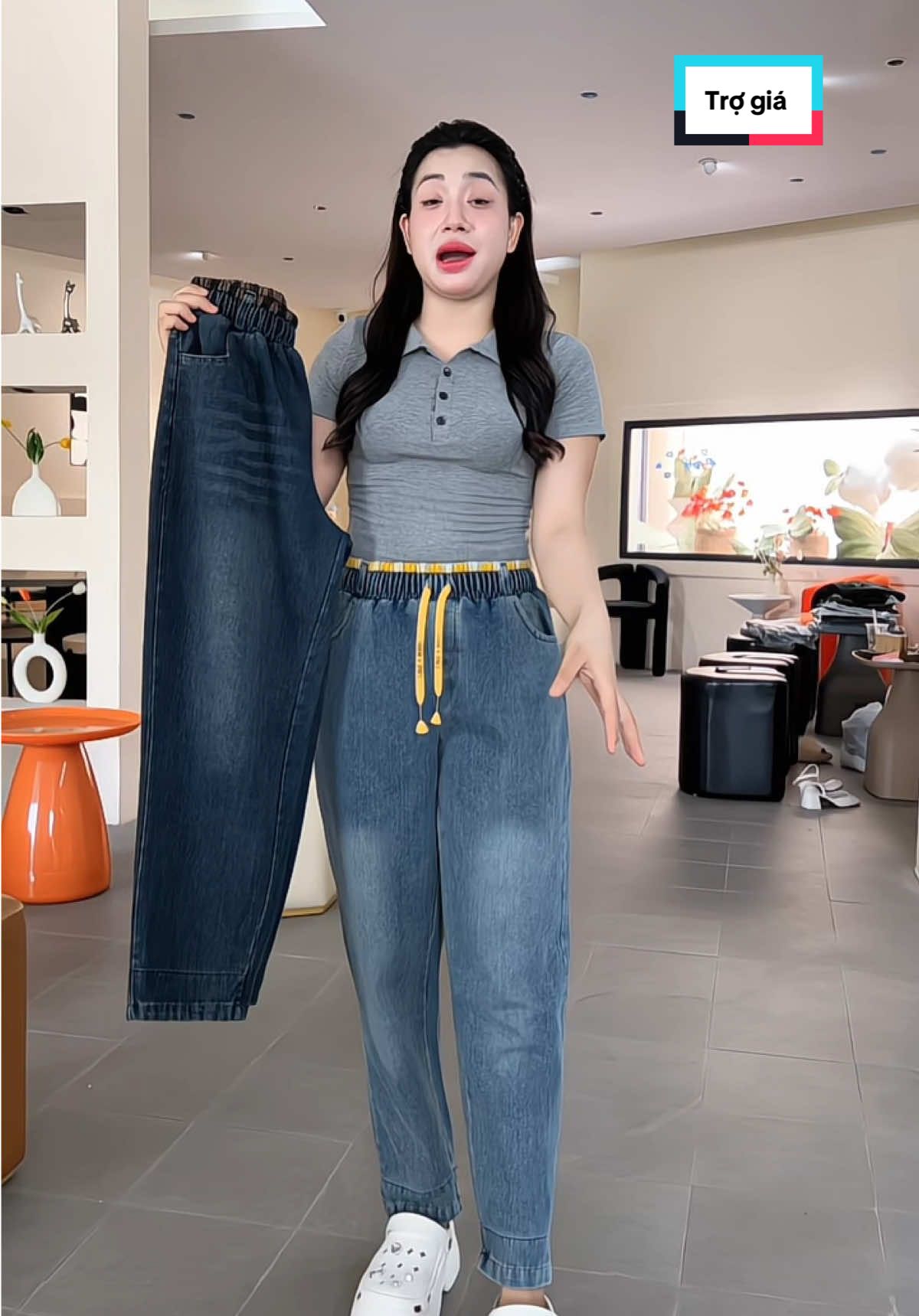 Trợ giá #giangmummim #quanjeanbaggy 