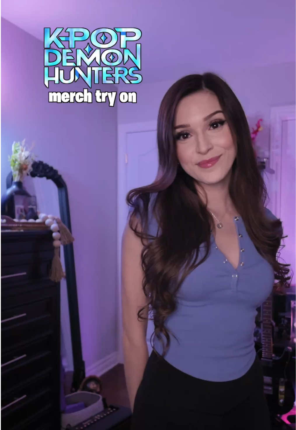 I bought some KPop Demon Hunters merch from Netflix Shop! I didn’t even realize Netflix sold merch??!!!  This content is not sponsored.  #kpopdemonhunters #huntrix #netflix #tryonhaul #tryon 
