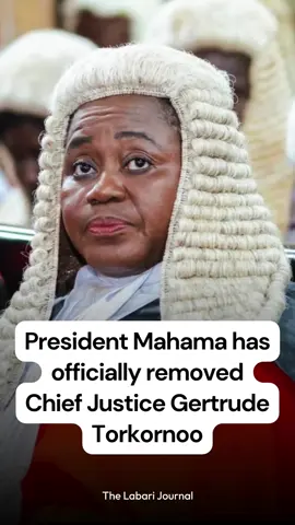 President John Mahama has removed the Chief Justice Gertrude Torkornoo from office with immediate effect on grounds of stated misbehaviour. #Ghana #Mahama #ChiefJustice #Politics