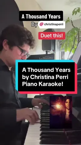 A Thousand Years by @christina perri from the Twilight Saga! Sing with me! Duet this! #piano #athousandyears #christinaperri #twilight #lovethissong 