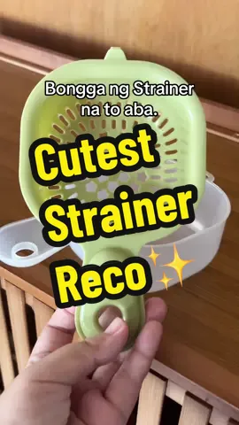 Who said kitchen tools can’t be cute? 🥰✨ This strainer will make you want to cook just to use it! #BudolFinds #KitchenMustHave #strainer #cute 