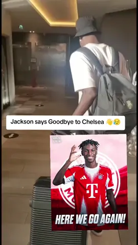 NICOLAS JACKSON SAYS GOODBYE TO CHELSEA 👋#chelseafc #daphine🍎 