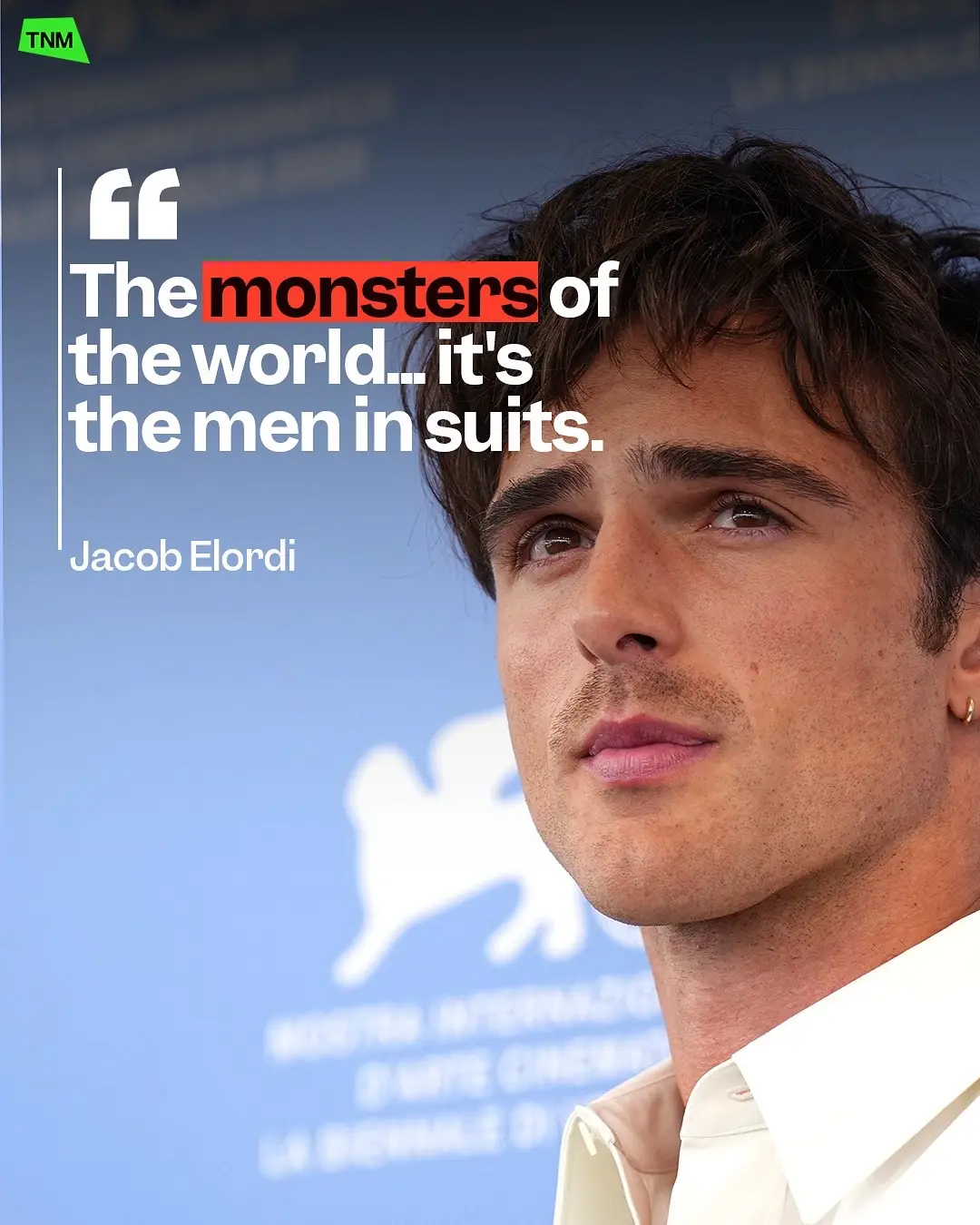 He might be playing Frankenstein’s monster in his latest film… but Jacob Elordi says you have to look elsewhere for the really bad behaviour.