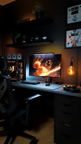 Probably my favorite theme for this pc setup. By far! #pcsetup #GamingSetup #desksetup 