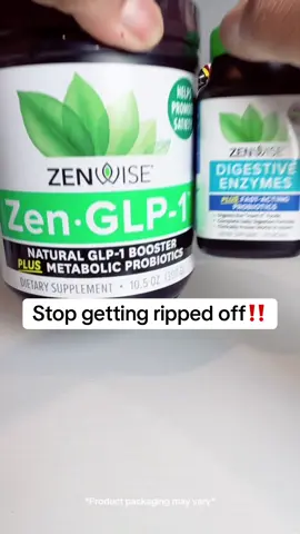 Zenwise ZenGLP-1 + Digestive Enzymes Bundle - Natural GLP-1 Gut Booster & Probiotics and Prebiotics for Gut Health and Bloating Relief flash sale discount deal coupon code free shipping*  #spotlightfinds #TikTokShopCreatorPicks #TikTokShopRestock #TikTokShopLaborDaySale #SuperBrandClub  *Disclaimer: Prices, sales, coupons, discounts are accurate at the time this video is posted and may vary afterwards as the Seller and TikTok may regularly change their limited-time promotions. Check the product page for the most current price. Free shipping, sale prices, and TikTok coupons may vary by account. Whatever items and quantities are in your cart at checkout is exactly what you will receive. 