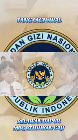 RELAWAN DAPUR MBG keluhkan Gaji yang di dapatkan. Pemerintah harus membedakan Gaji antara kerja di siang hari dengan Malam Hari, karena beda kondisi kesehatan yang dialami oleh pekerja @badangizinasional.ri @bang.edikamtono @media_indonesia @krisantus.kurniawan 