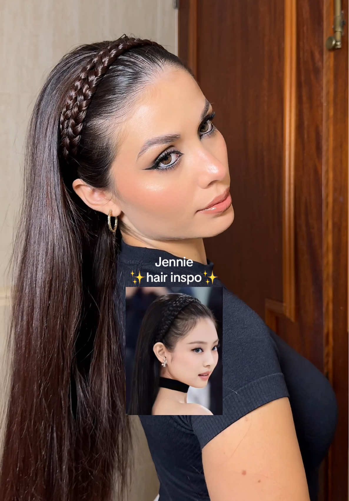 Un estilo simple para tu día a día ✨🫶🏻 #easyhairstyles #hairtutorials #peinadosfaciles #jenniekim #hairoftiktok 
