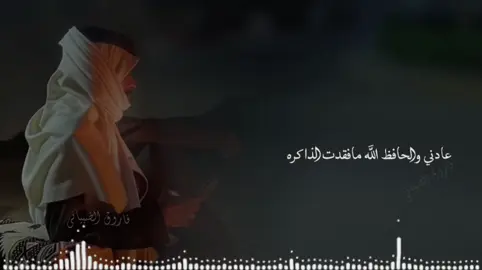 #عادني والحافظ الله مافقدت الذكره #باتدور الدئره #فاروق_الضبياني #شعر_وقصائد #fypシ゚ 
