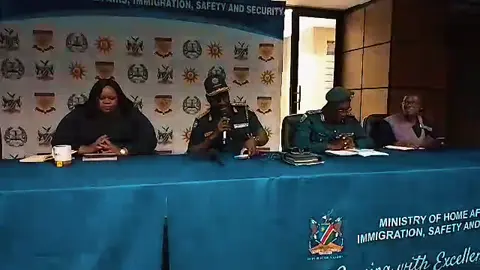 01 September 2025 (Monday) Lieutenant General Joseph Shikongo, the police chief, has released the names of the officers killed in the Mariental car crash on Saturday. Shikongo said two sisters were among those who died. Emil Xamro Seibeb #NBCNews #nbcdigitalnews #nbcDSTV282 #nbcGOtv20 #nbcPlusApp