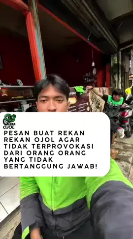 Selalu jaga diri rekan rekan jangan tersulut emosi oleh provokator, mereka tau kalau ojol sangat solid dan banyak masanya. Jangan sampai kita ditunggangi oleh oknum atau provokator anarkis! Jangan sampai solidaritas kita tercoreng. #ojol #grab #gojek #shopee #maxim 