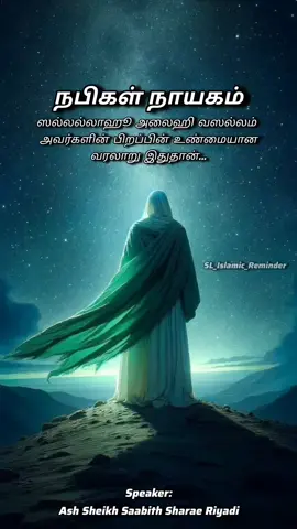 நபிகள் நாயகம் ஸல்லல்லாஹூ அலைஹி வஸல்லம் அவர்களின் பிறப்பின் உண்மையான வரலாறு இதுதான்... #sl_islamic_reminder #tamilbayan #foryou #bismillahfyp #islamic_content 