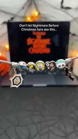 Keep this away from a Nightmare Before Christmas fan 🤫  #nightmarebeforechristmas #TimBurton #charmbracelets 