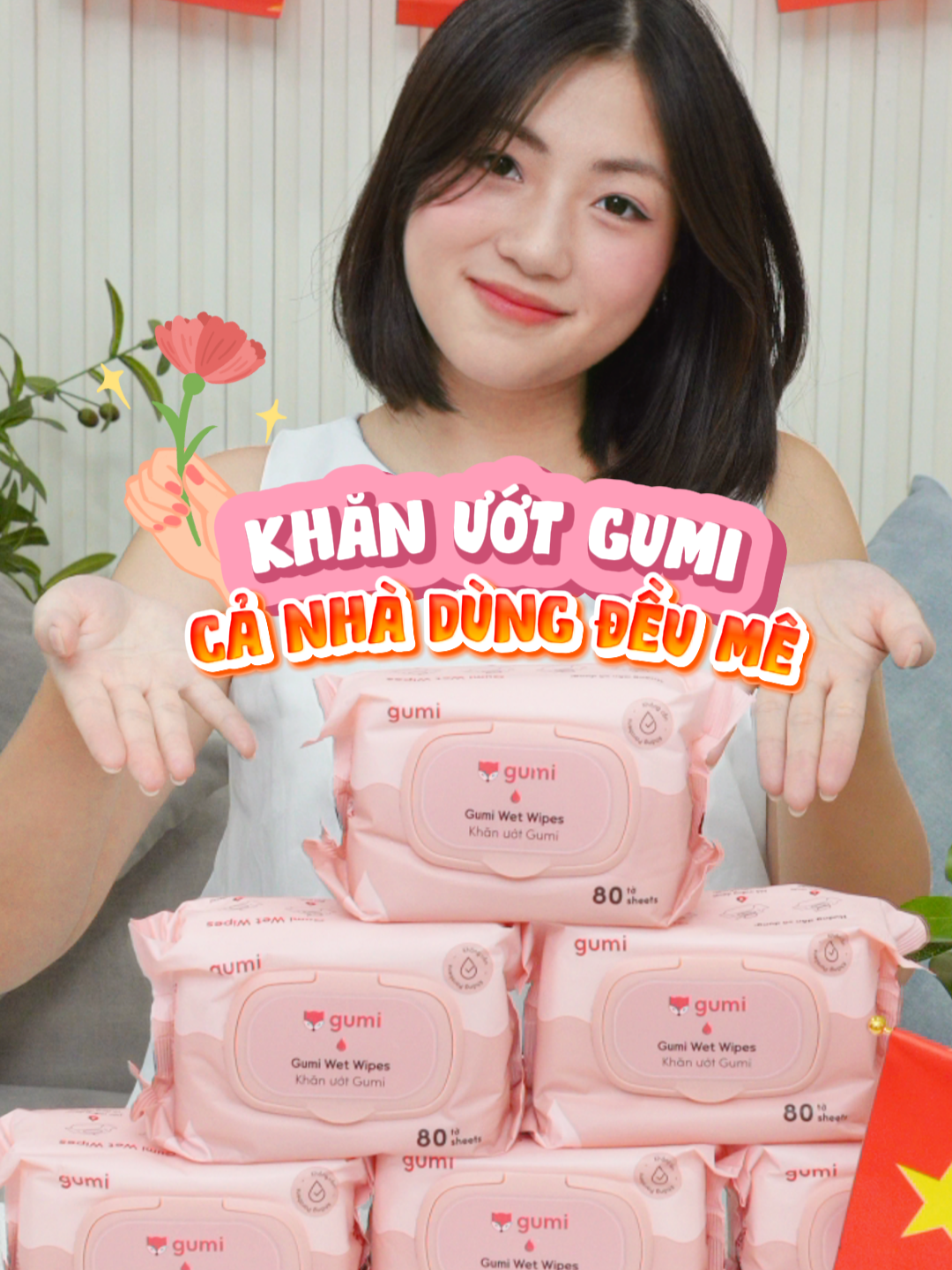 Khăn ướt Gumi - Hàng Việt Nam chất lượng cao, chuẩn an toàn, an tâm tin dùng #khanuot #khanuotgumi #gumi #hottrend #hangtieudung #fyp