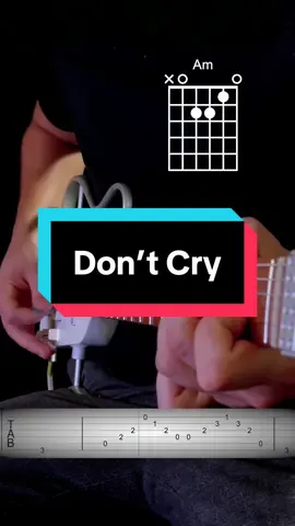 Don’t Cry - Guns N’ Roses - 🎸 I use the Hush-X Pro with built-In multi effect by @Donner Music ‬  ( Code : Thibault ) - - - #guitar #guitarist #guitarra #guitartutorial #hushxpro 