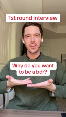 Why be a ndr? Tech sales interview