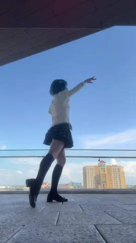 My shoes almost came off #sayakamiki #madokamgaica #sanjapan #cosplay 