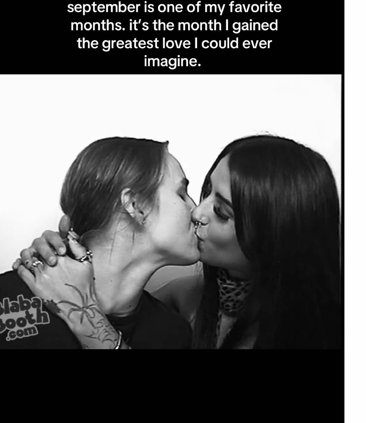 the month my life changed for the better. I wouldn’t want it any other way. ❤️ #wlw #wlwrelationship #loml 