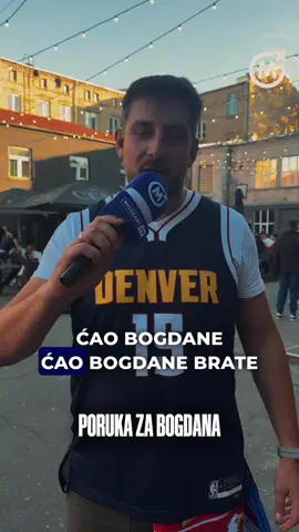 Poruka naših navijača u Rigi upućena kapitenu Bogdanu Bogdanoviću 🇷🇸🥺❤️ #EuroBasket #mozzartsport #serbia #bogdanovic 
