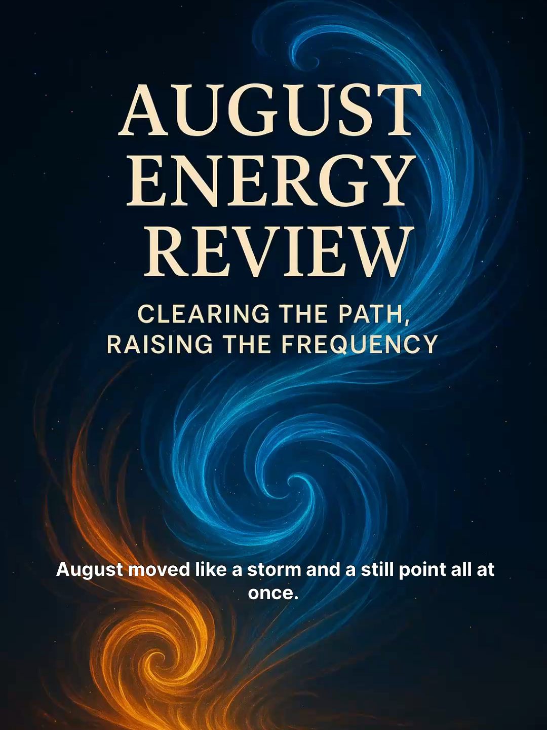 ✨ August Energy Review 🌊 Clearing the Path, Raising the Frequency ✨ August was relentless — sharp Schumann spikes, deep clearing, and a call to rise into a higher frequency. If you’ve been feeling restless, exhausted, or deeply reflective, this update will help you understand why. September is here, and it’s time to anchor, integrate, and move forward with clarity. 🌌 #AugustEnergy #EnergyUpdate #SchumannResonance #FrequencyShift #ClearingThePath #AscensionJourney #EarthPulse #HigherConsciousness #EnergyHealing #SpiritualAwakening #LightCodes #CollectiveShift #ConsciousnessExpansion #SoulJourney