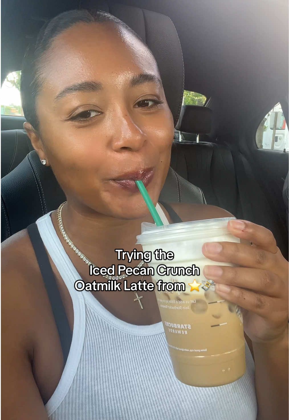 I like this a lot (minus the little pecan crunchies)! #fyp #starbucks #tastetest #firstimpression 