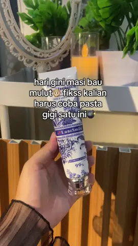 bikin nafas jadi segarr🐻💗 #toothpaste #lunesmile 