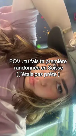 Faites pas comme moi et préparer vous avant physiquement 😭 #randonne #suisse #lac #fatigué 