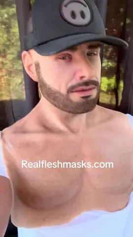 www.realfleshmasks.com the cool guy talking video with shaved beard #realflesh #siliconemask #mask #realfleshmasks #realisticmasks    
