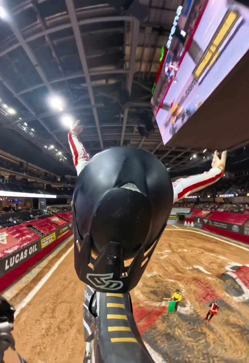 Fmx best trick in Savannah at Monster Jam 🤘🏻 #usfmx #monsterjam #pov #stunts #Motorsport 
