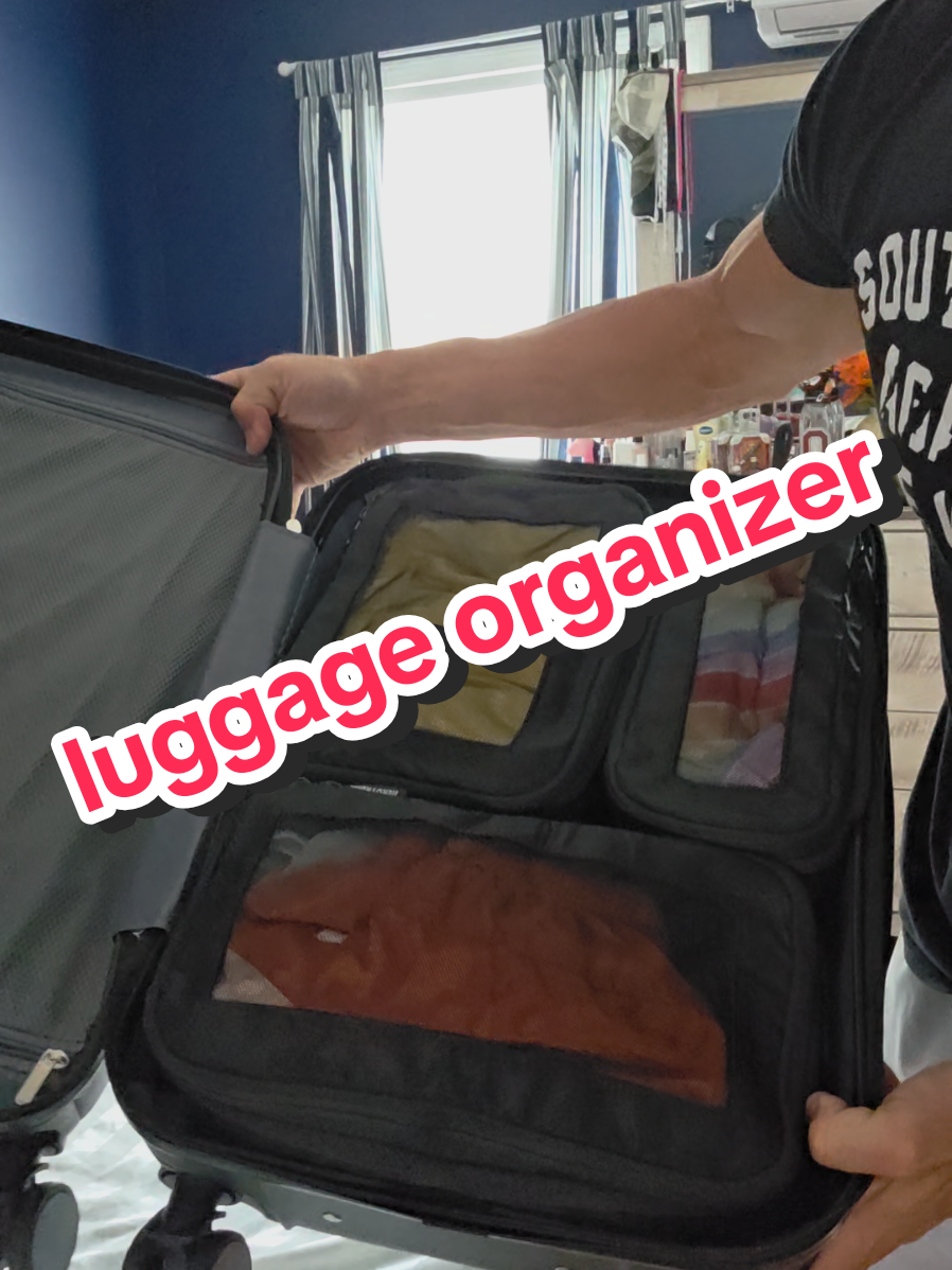 Travel luggage organizer  #titokshopcreatorpicks  #tiktokshopbacktoschool  #creatoricons 