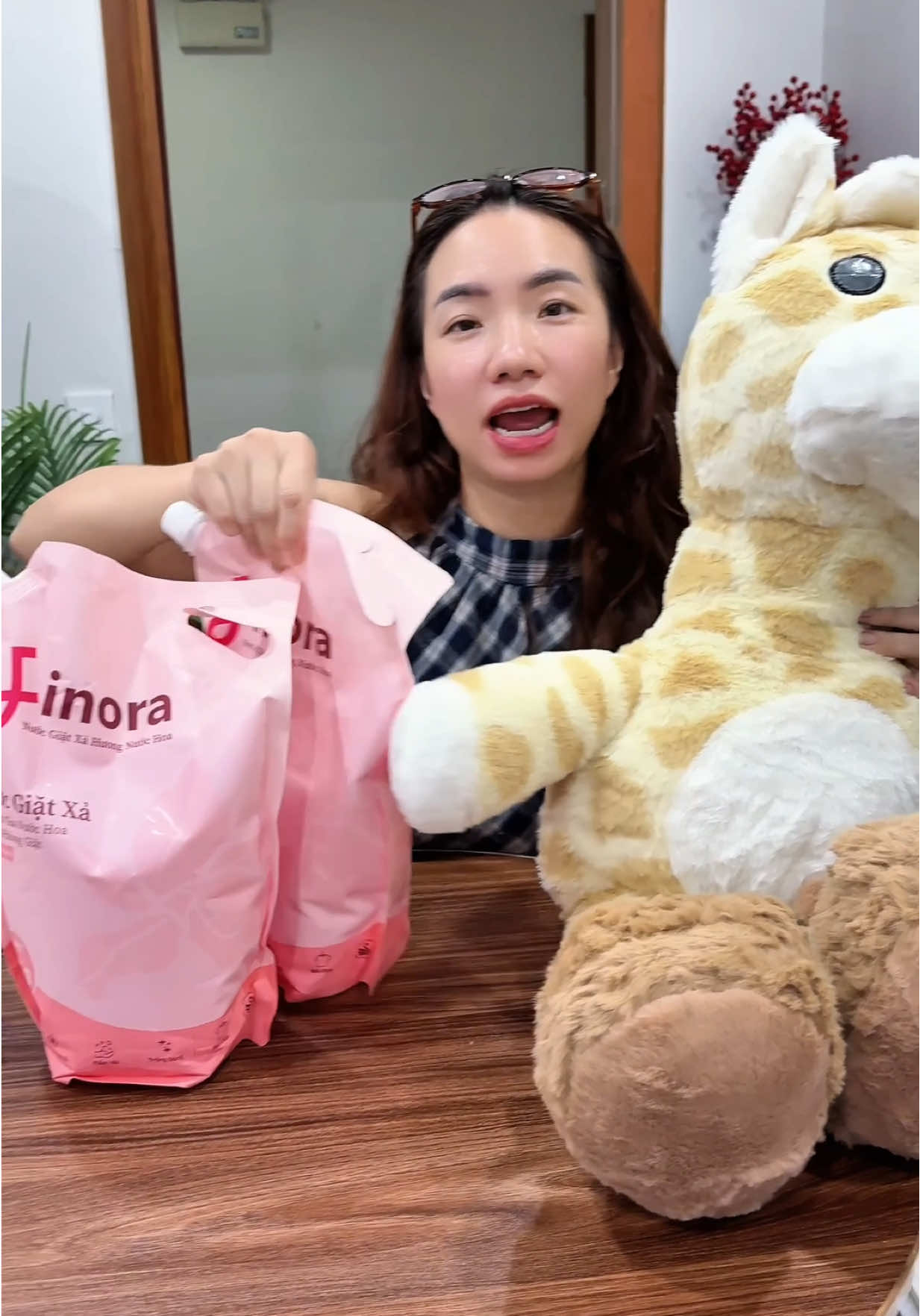 Combo 2 túi nước giặt finora tặng gấu #xuhuong #nuocgiat #nuocgiatfinora #finora #huyenhomhinh365 