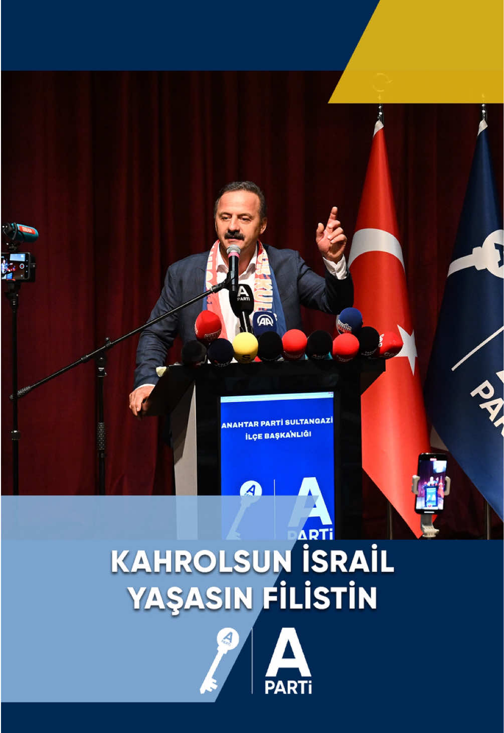 İlk dile getirdiğimizden beri göreve hazırız. Filistin’e özgürlük, Gazze’ye merhamet ve insanlık; İsrail’e kahırla Cumhurbaşkanına çağrımızdır.