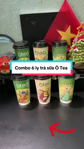 Combo 6 ly trà sữa Ô Tea tự pha tiện lợi #thienmink1 #otea #trasuatienloi #trasuaotea #trasuatupha