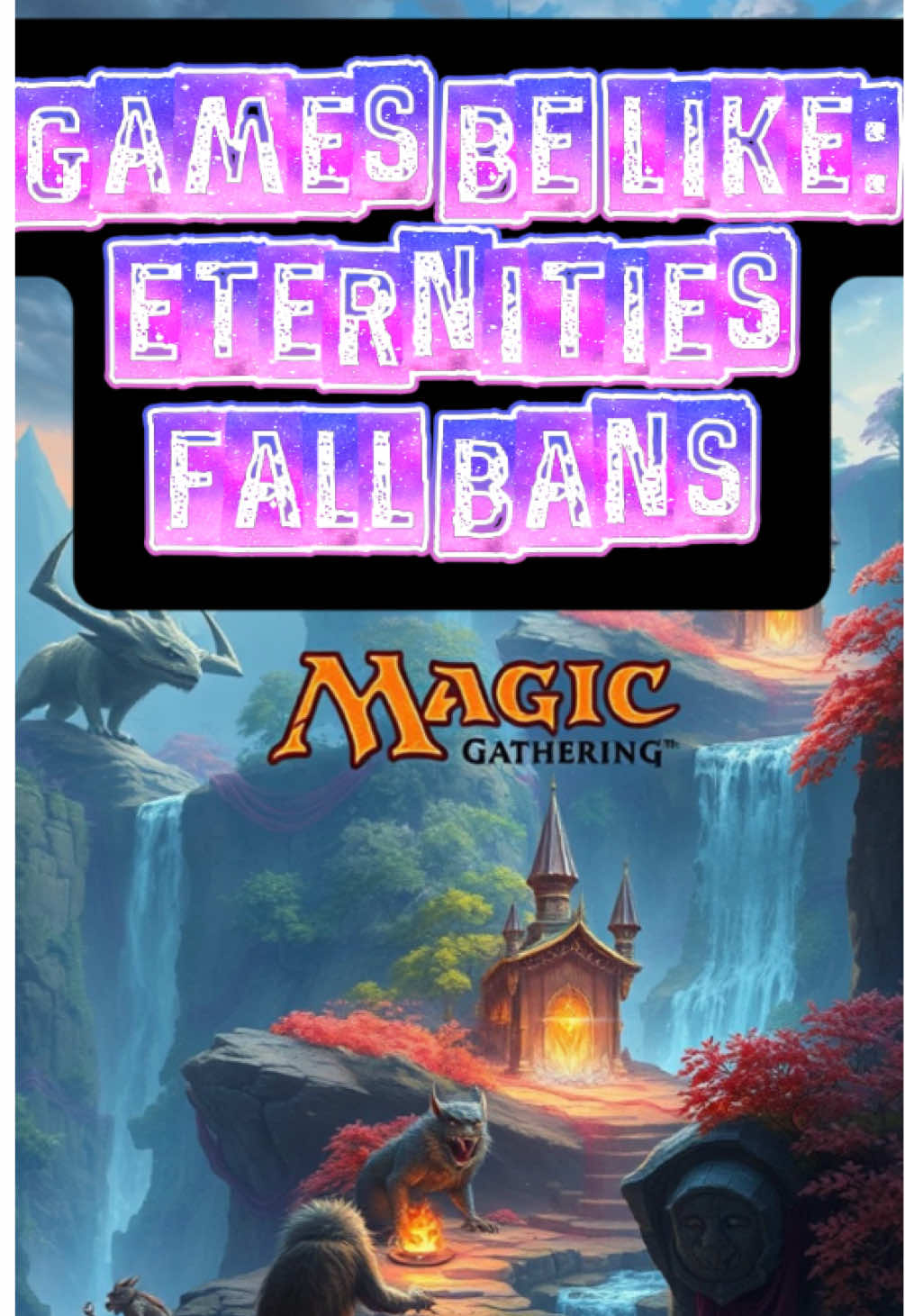 When #EdgeOfEternities drops and the #fallban happens. Lord knows our mono red users have an opinion.  Magic smack talk is just anime smack talk. Change my mind 🤣 #mtg #magicthegathering #arena 
