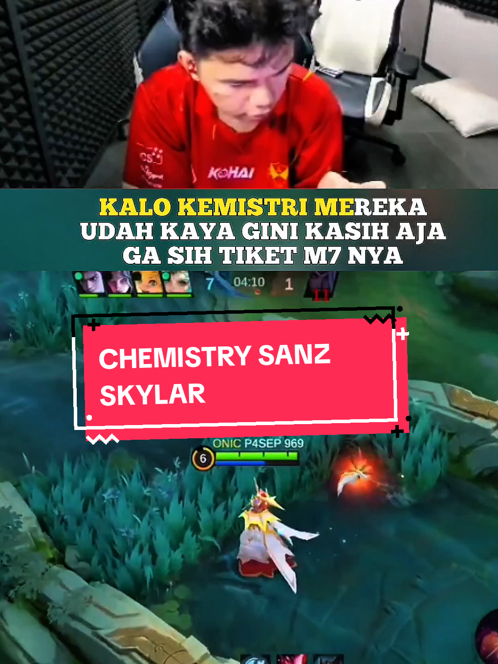 Chemistry Sanz dan Skylar #mlbbcreatorbase #KINGMOBAID22 #skylar #MLBBNEXT2025 #SeasonsEndGiveaway 