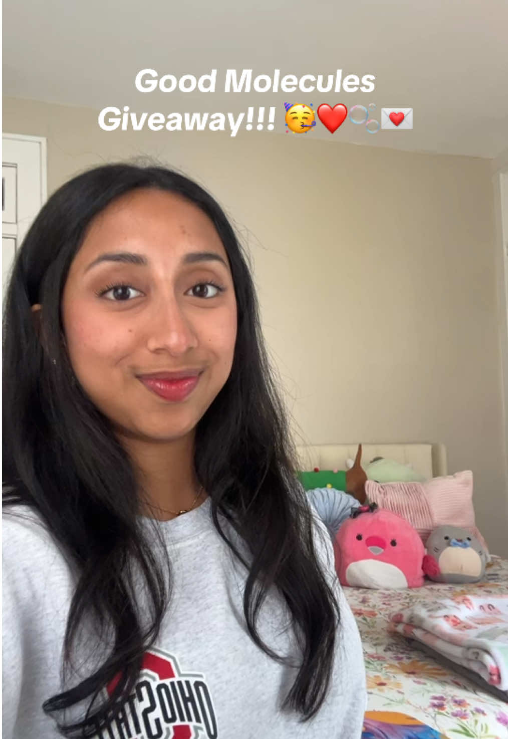 Good Molecules Back-to-School Giveaway!!! 🥳❤️🫧💌 3 Winners will receive this bundle of full-sized products. How to Enter:  1. Like this post ❤️ 2. Follow my account and @Good Molecules 🫧 3. Tag 3 friends in the comments who would love these products! 💌 4. For an extra entry, tell me what product you would be most excited to receive! 🥳 This giveaway ends on Friday, September 5th at 11:59PM. Winners will be randomly chosen and  contacted through TikTok DMs! (US only) GOOD LUCK 🤍🤍🤍