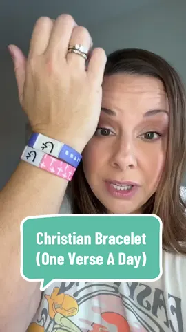 These bracelets are a year old and still going strong.  Take the Bible one bite at a time until you’re ready to dive in.  #yappy #bibleverse #biblestudy #christianbracelets #christiansoftiktokcommunity 